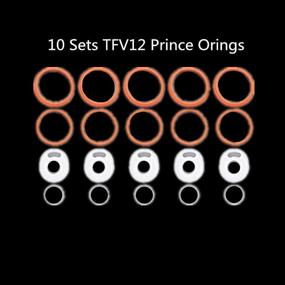 img 1 attached to 🔌 TFV12 Prince O-Ring Silicone Seals & Gaskets - Rubber Bands (10 Sets TFV12 Prince O-Ring)