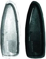 🔍 рекон 264120bk дымчатая линза бокового зеркала для ford f250/f350 super duty & excursion 2003-2007: 2 шт., высококачественные светодиоды. логотип