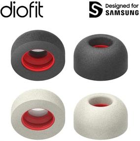 img 1 attached to Enhance Your Sound Experience with diofit Premium Black SML Eartips for Samsung Galaxy Buds Pro