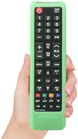 img 1 attached to Samsung TV Remote Case SIKAI Shockproof Silicone Cover For Samsung BN59-01199F AA59-00666A AA59-00741A BN59-01315A Remote Skin-Friendly Washable Anti-Lost With Remote Loop (Glow In Dark Green)