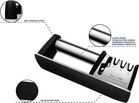 img 1 attached to Точилка для ножей Tkai-SDBC: премиум 4-в-1 инструмент для кухонных ножей и ножниц.