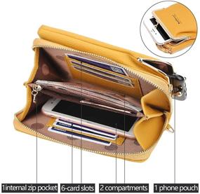 img 2 attached to Imeetu Small Leather Wallet Crossbody Women's Handbags & Wallets in Crossbody Bags