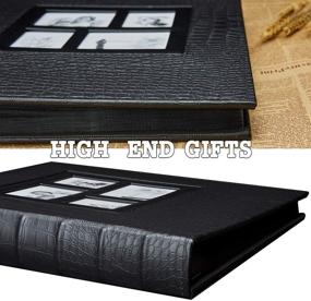 img 2 attached to 📸 Premium Leather Photo Album: Accommodating 600 4x6 Photos - Perfect for Anniversary, Wedding, Travel, Friend, Baby, and Memory Collection