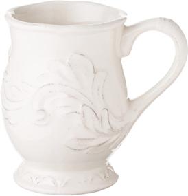 img 3 attached to ☕ Set of 4 Certified International Firenze Ivory 16-Ounce Mugs