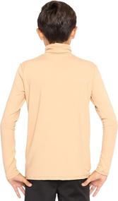img 2 attached to 👕 Stretch Comfort Sleeve Turtleneck X Large Boys' Clothing: Active Wear for Ultimate Comfort