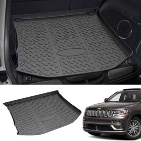 img 4 attached to 🏞️ На заказ грузовой багажник для Jeep Grand Cherokee 2011-2021 - Лайнер для багажника всех погод для заднего багажного отделения (не совместим с Jeep Cherokee и Jeep Grand Cherokee L)