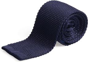 img 3 attached to ZENXUS Mulberry NeckTies Classic Skinny Men's Accessories