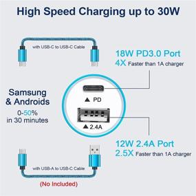 img 1 attached to Charger Charging Adapter Samsung Galaxy Car Electronics & Accessories for Car Electronics Accessories