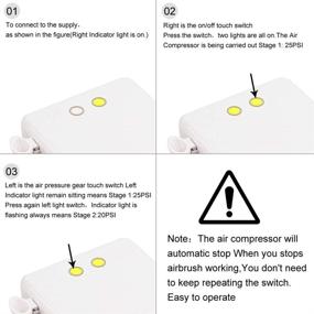 img 2 attached to SAKAI Airbrush Portable Compressor Декорирование