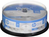 📀 hewlett packard cr52020cb cd-r 20-pack spindle logo