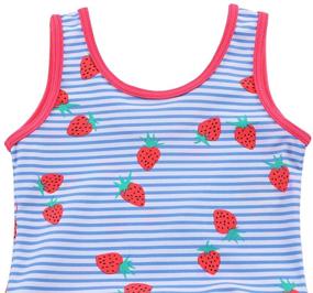 img 2 attached to 🌸 BAOHULU Cute Floral Dress One Piece Swimsuit for Toddler Girls, Ages 3-8 Years