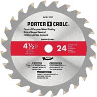 🔪 porter-cable 4-1/2-inch circular saw blade, 24-tooth: superior cutting performance, durability guaranteed logo