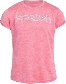 img 1 attached to 👚 Набор футболок с коротким рукавом Reebok для девочек, активное выполнение (4 шт.)