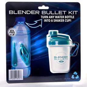 img 1 attached to 💪 BPA-Free Blender Bullets Fitness Protein Shaker: Reusable Mixing Whisk for On-The-Go Nutrition, Fits Most Water Bottles - Includes Funnel