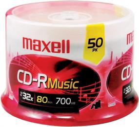 img 1 attached to 💿 Maxell CD-R Media: Superior Quality and Reliability for All Your Data Storage Needs