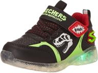 👟 skechers illumi brights sneakers for black toddler boys' footwear logo