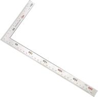 📐 liyafy stainless steel 90 degree shaped square layout tool metric ruler 150x300mm - dual angle side, perfect for precise measurements logo