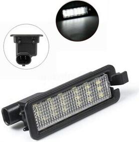 img 2 attached to 🔆 18 SMD Замена светодиодной светильника для номерного знака для Dodge Charger Challenger Chrysler 300 300C Pacifica Jeep Compass RAM 1500 2015-2018 - серия Overun Bright-TECH