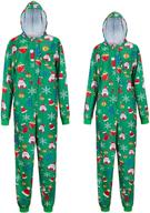 christmas family pajamas matching couples logo