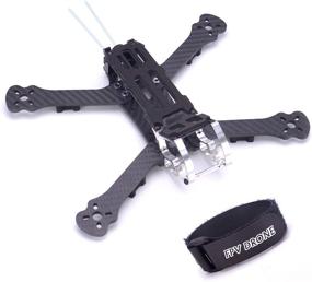 img 4 attached to High-performance FPV Drone Frame: 230mm Carbon 🚀 Fiber Quadcopter with 4mm Arms and LiPo Battery Strap