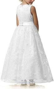 img 2 attached to 👰 Ivory Girls' Clothing: Perfect Wedding Pageant Flower Dress