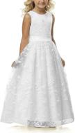 👰 ivory girls' clothing: perfect wedding pageant flower dress logo