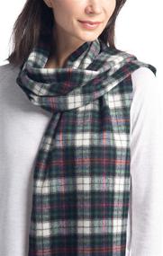 img 2 attached to Fishers Finery Ladies' Luxurious 100% Pure Cashmere Winter Scarf