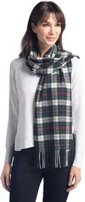 img 4 attached to Fishers Finery Ladies' Luxurious 100% Pure Cashmere Winter Scarf