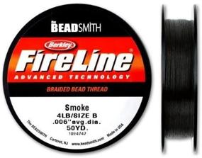 img 2 attached to 🔥 Fireline Braided Bead Thread - Smoke (50 Yards, 4lb Test) by Beadsmith