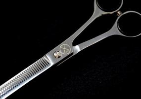 img 2 attached to 🔪 Professional XPERSIS PRO Hair Cutting Scissors and Thinning Shears: German-Made Premium Steel, Lightweight, with Finger Rest