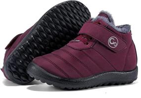img 4 attached to 👟 Outdoor Walking Boys' Shoes for Winter Comfort