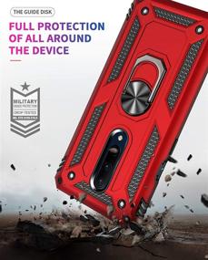 img 1 attached to Korecase OnePlus 7 Pro Case Military Protection With Built-In 360 Rotation Kickstand Support Car Magnetic Holder For OnePlus 7 Pro 6