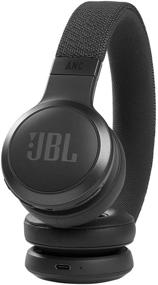 img 2 attached to JBL Live 460NC: Black Wireless On-Ear Noise Cancelling Headphones - Long Battery Life, Voice Assistant Control
