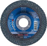 🛠️ pferd 67192 polifan curve flap disc sgp, zirconia, 40 grit, medium radius: high-quality grinding tool for precision and efficiency логотип