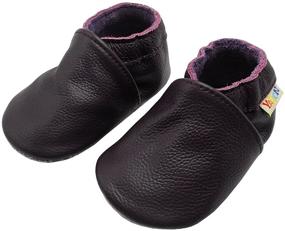 img 2 attached to 👟 Yalion Slip-On Leather Crawling Shoes for Toddler Boys