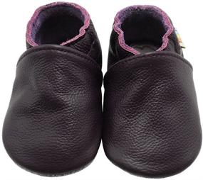 img 3 attached to 👟 Yalion Slip-On Leather Crawling Shoes for Toddler Boys