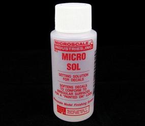 img 2 attached to Enhance Your Decal Application: Micro Scale Micro Sol 102 + Micro Set 101 Package Decal Setting Solution