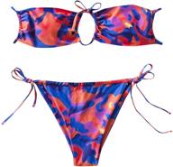 floerns womens bandeau bralette swimwear women's clothing and swimsuits & cover ups logo