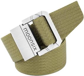 img 2 attached to 🔗 Durable and Versatile: Moonsix Tactical Military D Ring Buckle Men's Accessories Unleashed