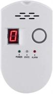 household natural gas detector for home kitchen - propane & gas leak detector (white) logo