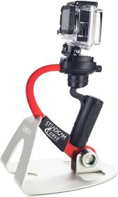 img 2 attached to 📹 Red Steadicam Curve-BK Video Stabilizer Handheld Grip for GoPro Hero Cameras 3, 4 Black &amp; Hero 5