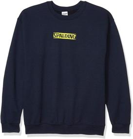 img 4 attached to Spalding Cotton Fleece Sweatshirt Peacoat