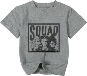 img 4 attached to Toddler Sanderson Sisters Graphic Halloween Boys' Clothing via Tops, Tees & Shirts