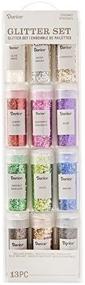 img 2 attached to ✨ Dazzle with Darice: 13-Piece Assorted Count Chunky Glitter Set