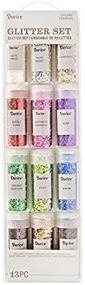 img 3 attached to ✨ Dazzle with Darice: 13-Piece Assorted Count Chunky Glitter Set