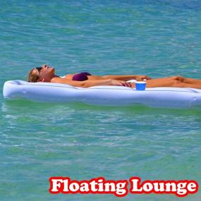 img 1 attached to 🏊 GoPong Social Lounge: Inflatable Floating Experience