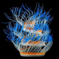 🐠 uniclife flexible glowing fish tank aquarium artificial sea anemone plant ornament for enhanced decor логотип