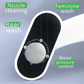 img 3 attached to GUARDGETS Dual Nozzle Bidet with Self Cleaning Feature - Hygienic Water Jet Toilet Seat Attachment Washer Spray