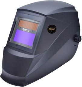 img 4 attached to 🔥 Antra True Color Solar Powered Auto Darkening Welding Helmet AH7-220-0000, Wide Shade Range 4/7-13, Suitable for TIG, MIG/MAG, MMA, Grinding, 6+1 Bonus Lens Covers