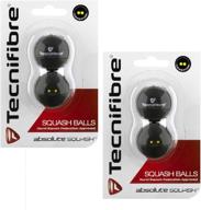 🎾 tecnifibre double yellow dot squash balls - pack of 4 логотип